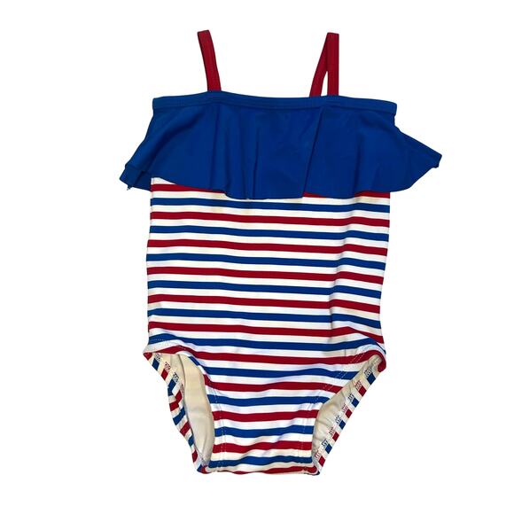 Hanna Andersson Americana USA Girls Swimming Suit 75 - Picture 1 of 5